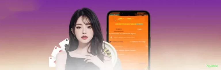Imagem promocional do aplicativo mobile da 7games